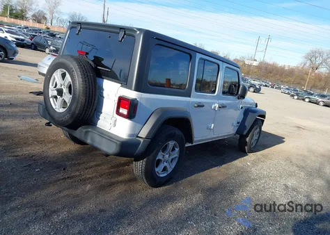 2021 Jeep Wrangler Unlimited Sport S 4X4 from USA, damaged, VIN 1C4HJXDN2MW724578